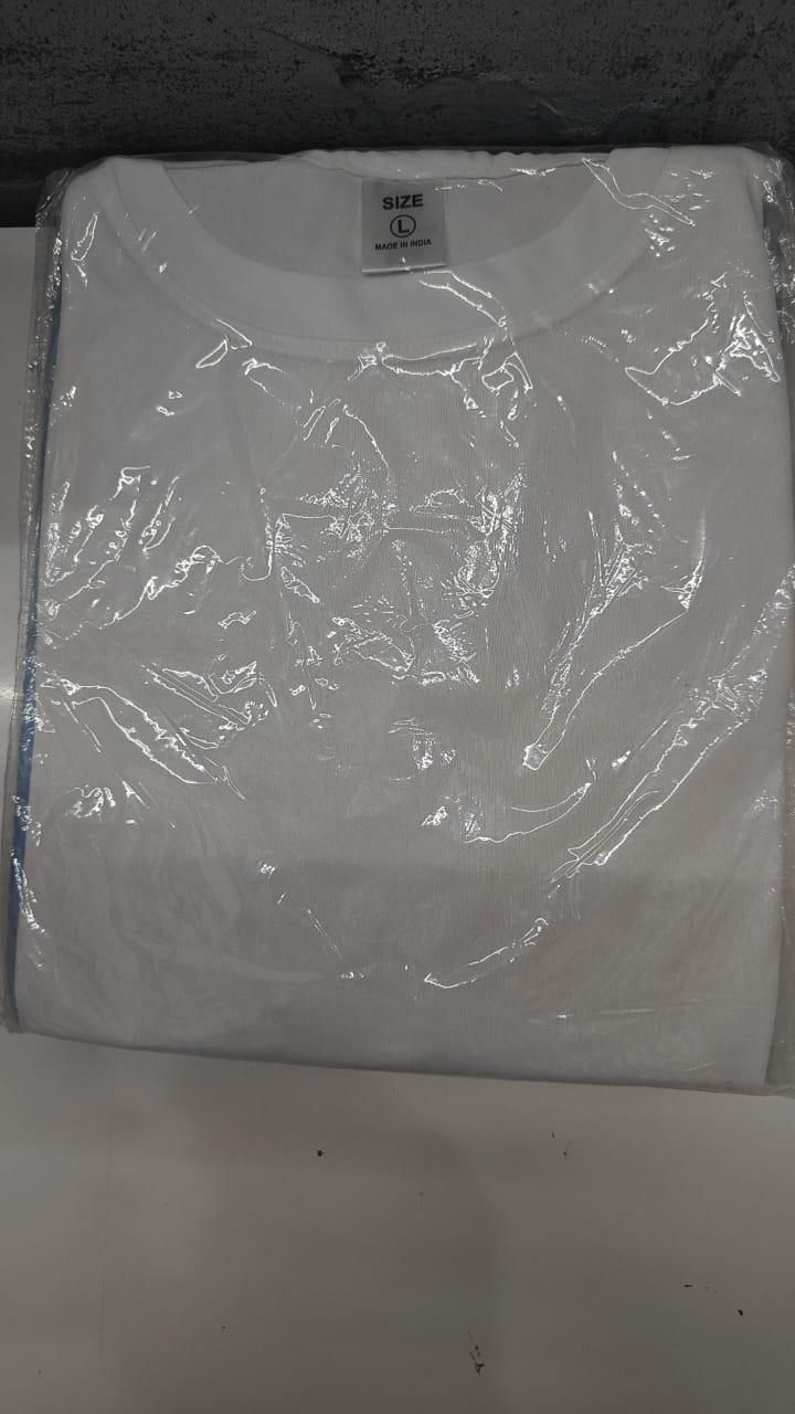 Men's Round Neck Polyester Casual T-shirt (Pack of 2)